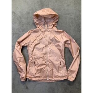 Columbia Jacket hooded  Womens Rain Windbreaker Coat Size "S" Pink Omni Sheild